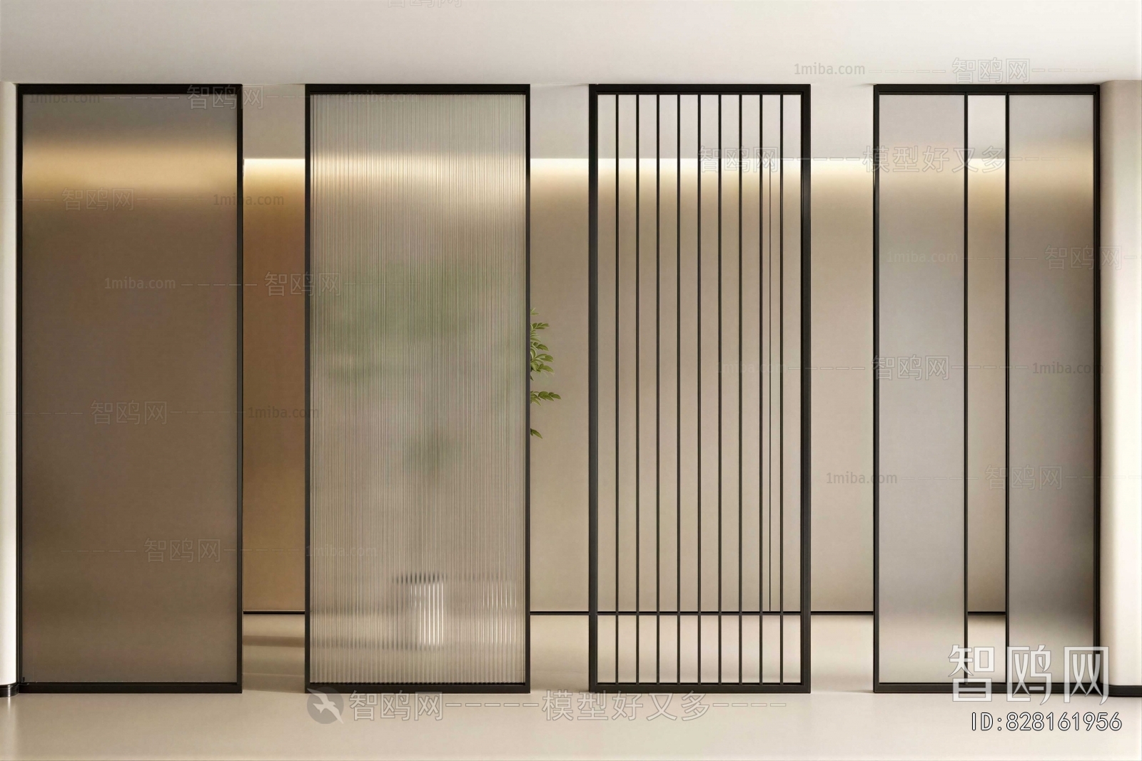 Modern Glass Screen Partition