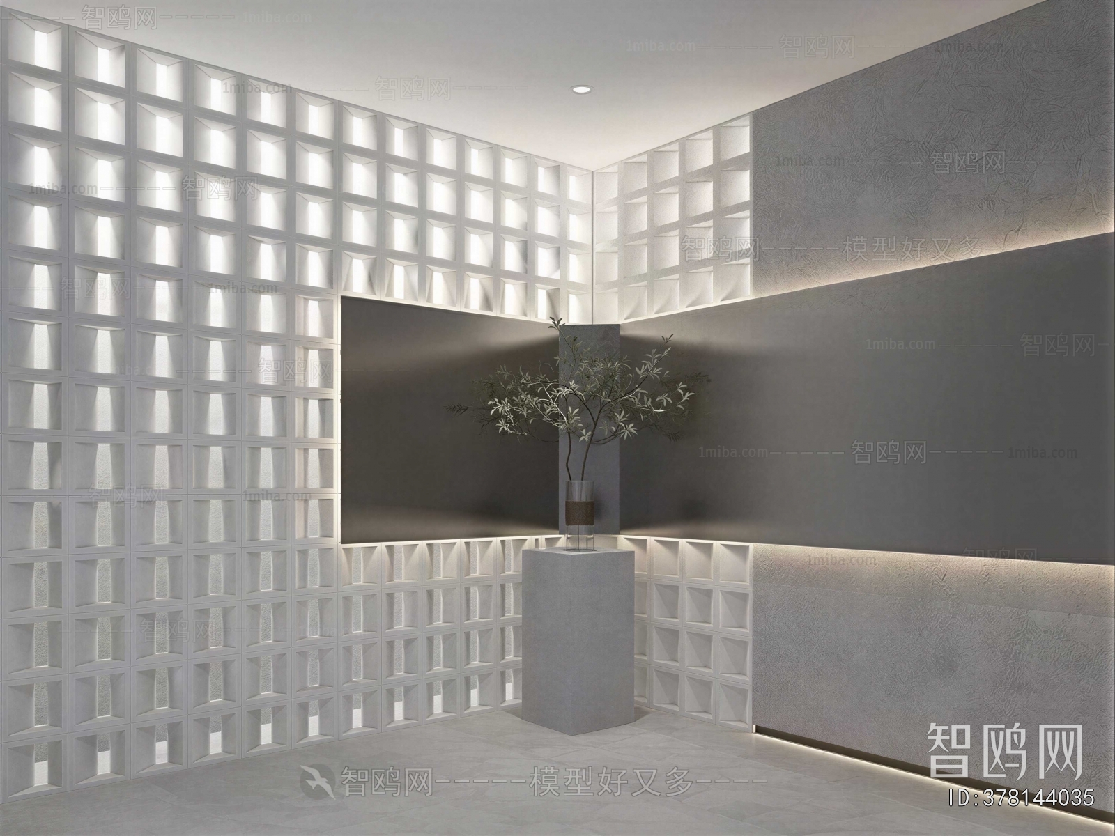 Modern Cement Brick Screen Partition