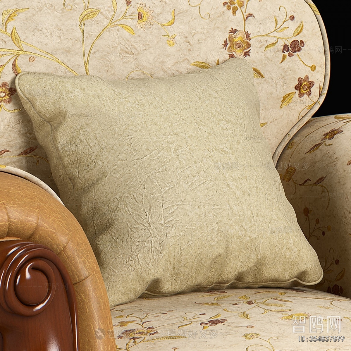 European Style Single Sofa