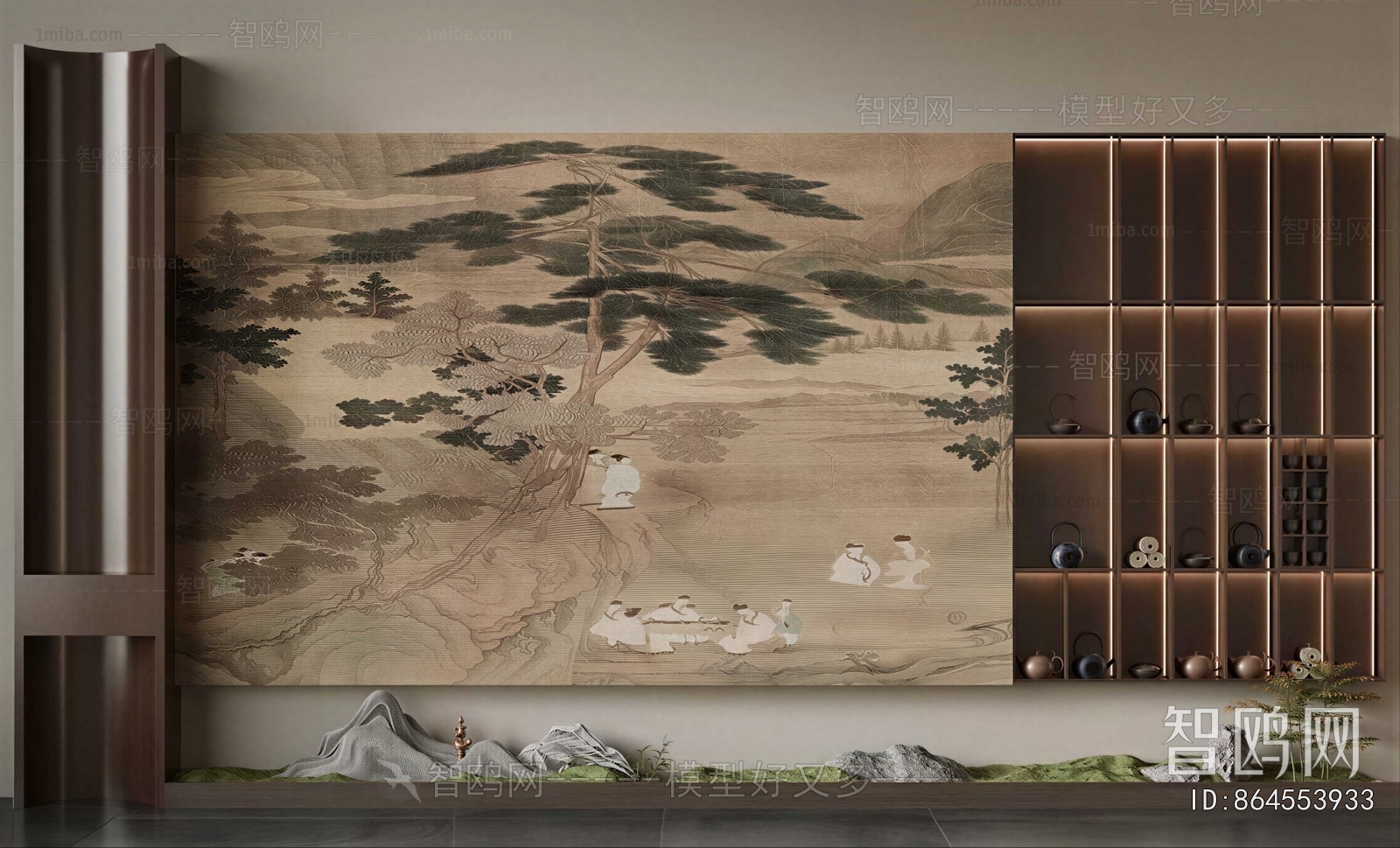 New Chinese Style Plant Landscaping