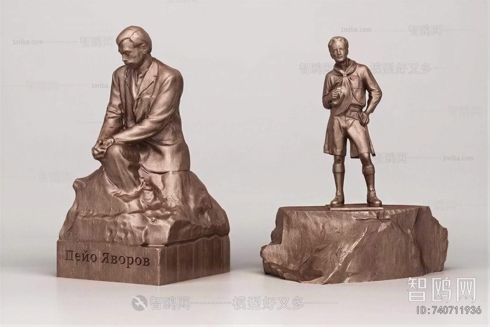 New Chinese Style Sculpture Sketch