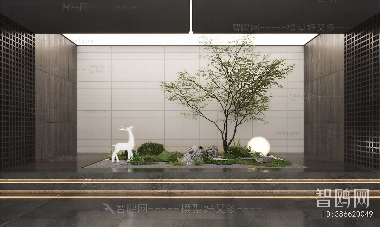 New Chinese Style Plant Landscaping