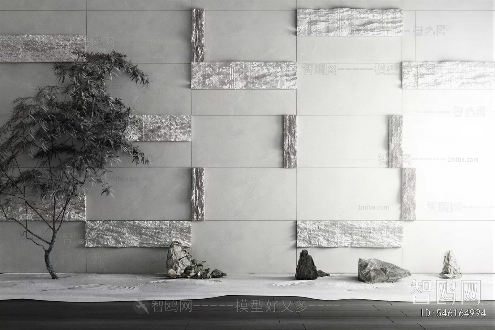 New Chinese Style TV Wall