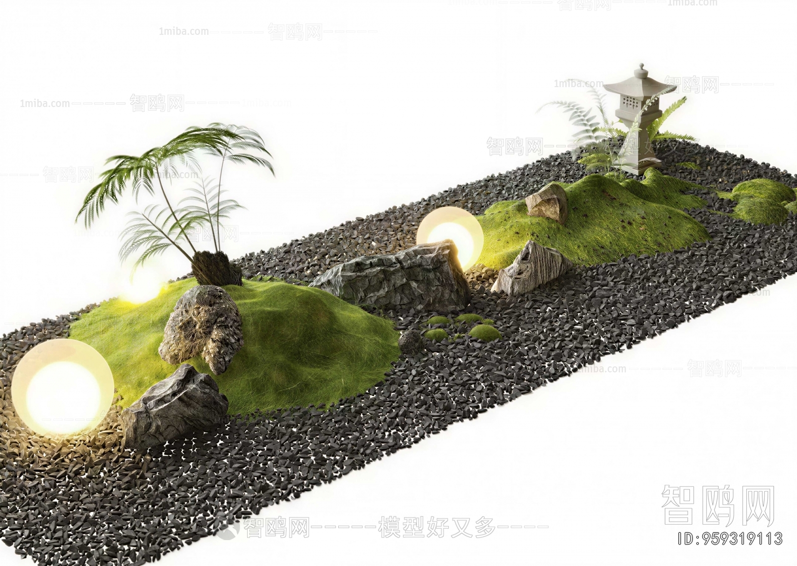 New Chinese Style Plant Landscaping