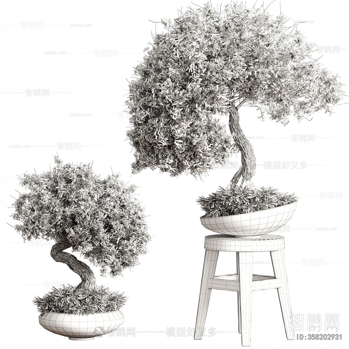 New Chinese Style Bonsai