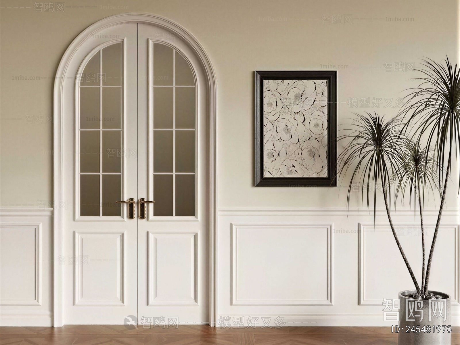 French Style Single Door