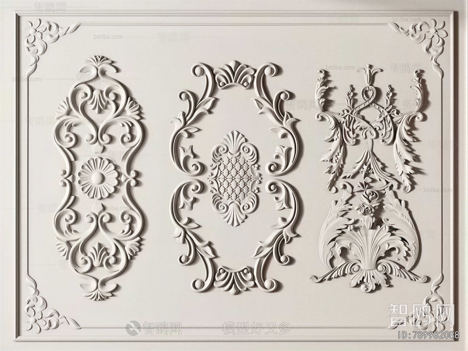 Simple European Style Carving