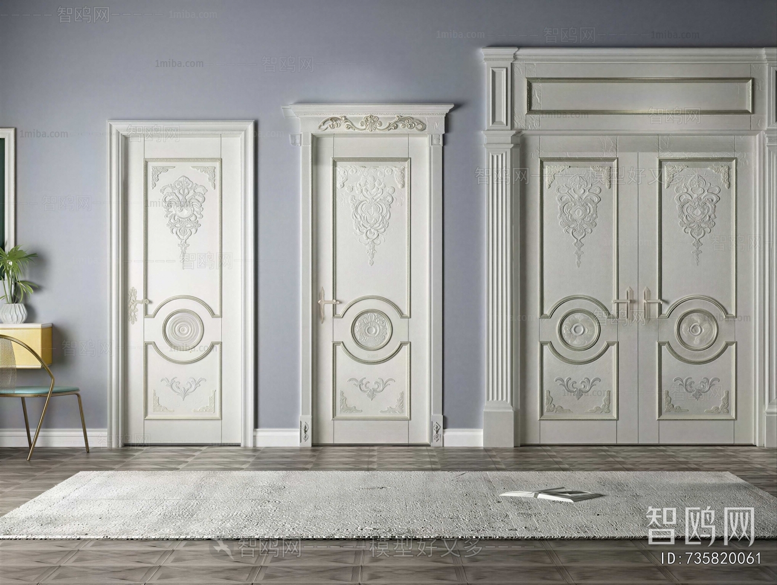 European Style Double Door