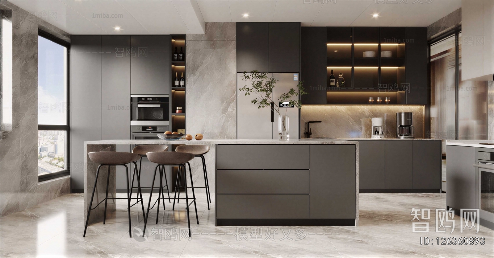 Modern Open Kitchen