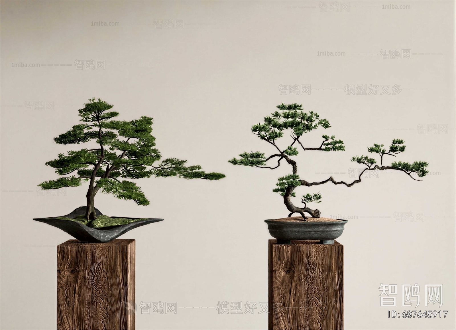 New Chinese Style Bonsai
