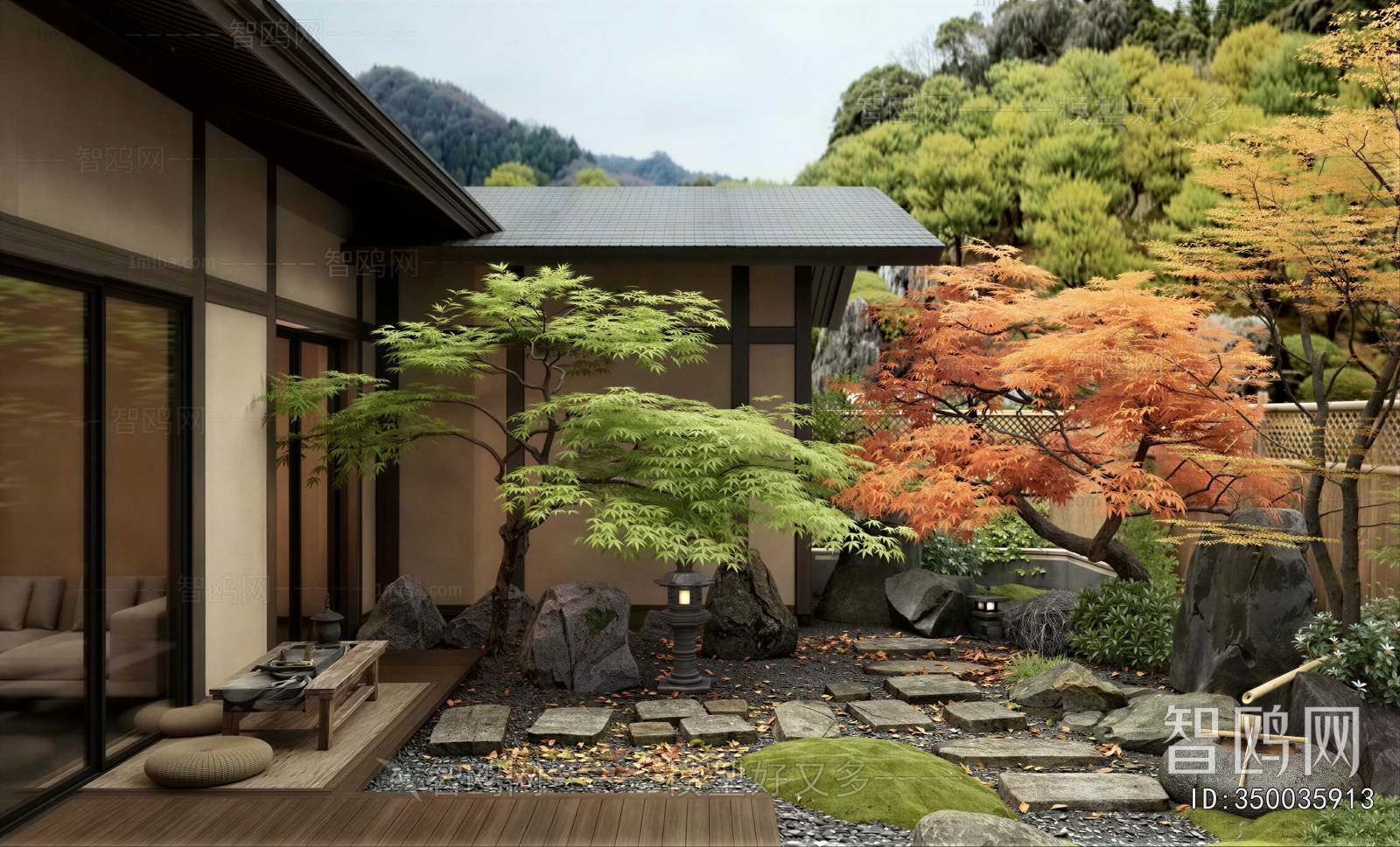 Japanese Style Courtyard/landscape