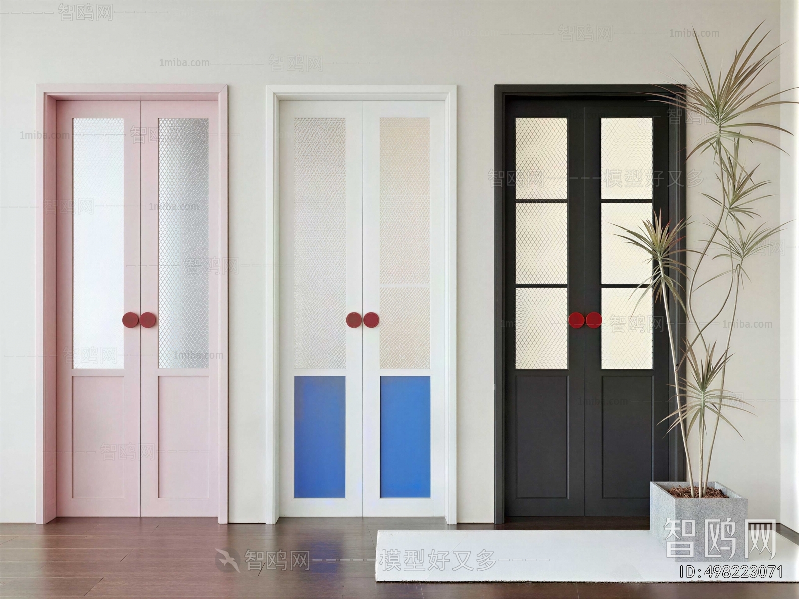 Modern Double Door