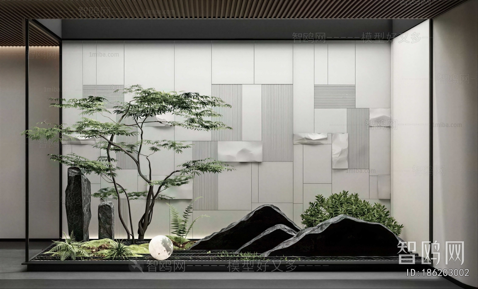 New Chinese Style Plant Landscaping