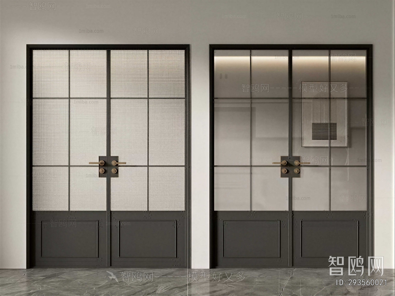 Modern Double Door