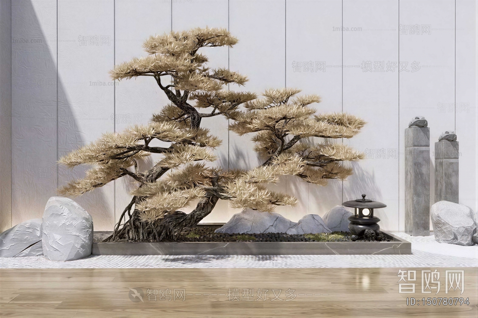 New Chinese Style Plant Landscaping