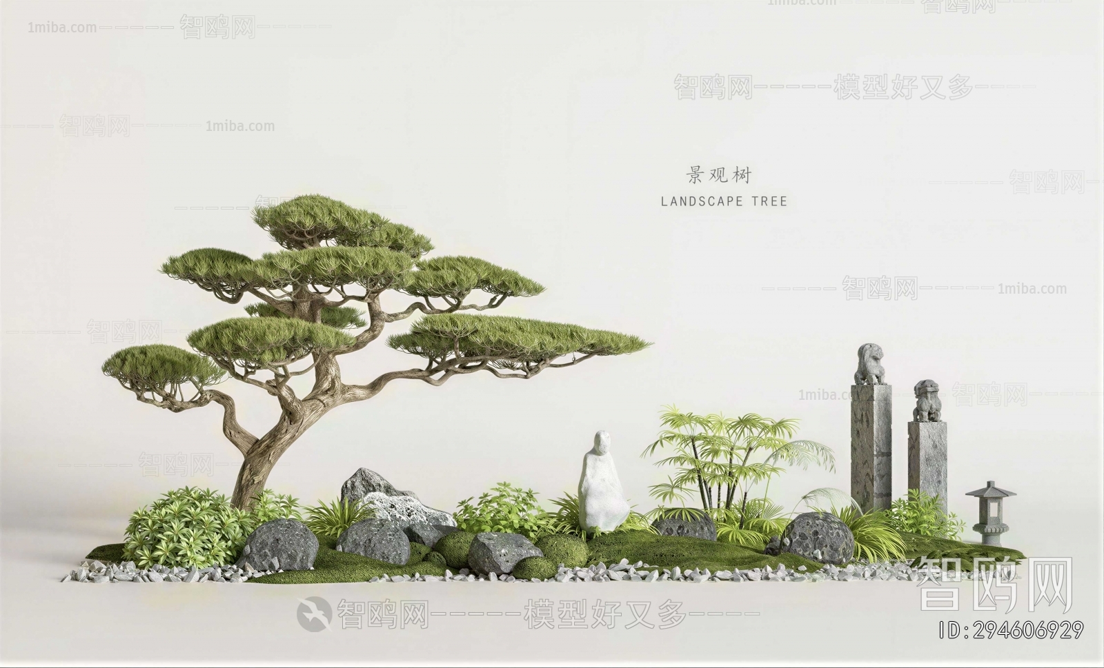 New Chinese Style Plant Landscaping