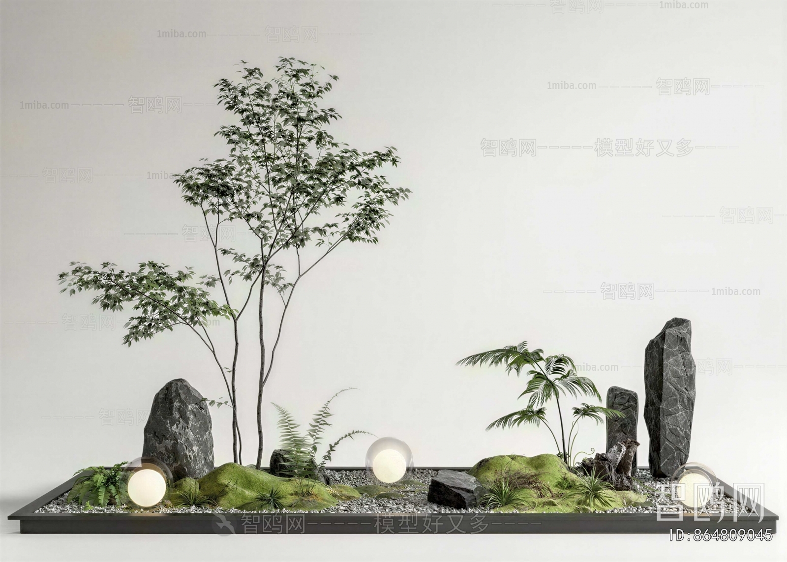 New Chinese Style Plant Landscaping