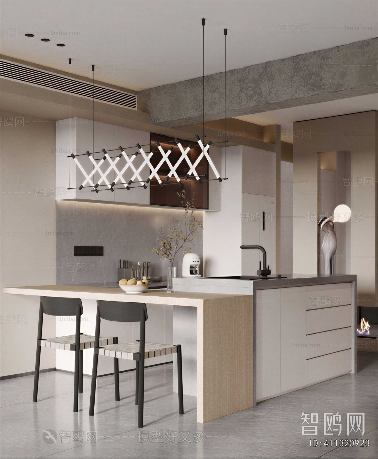 Modern Open Kitchen