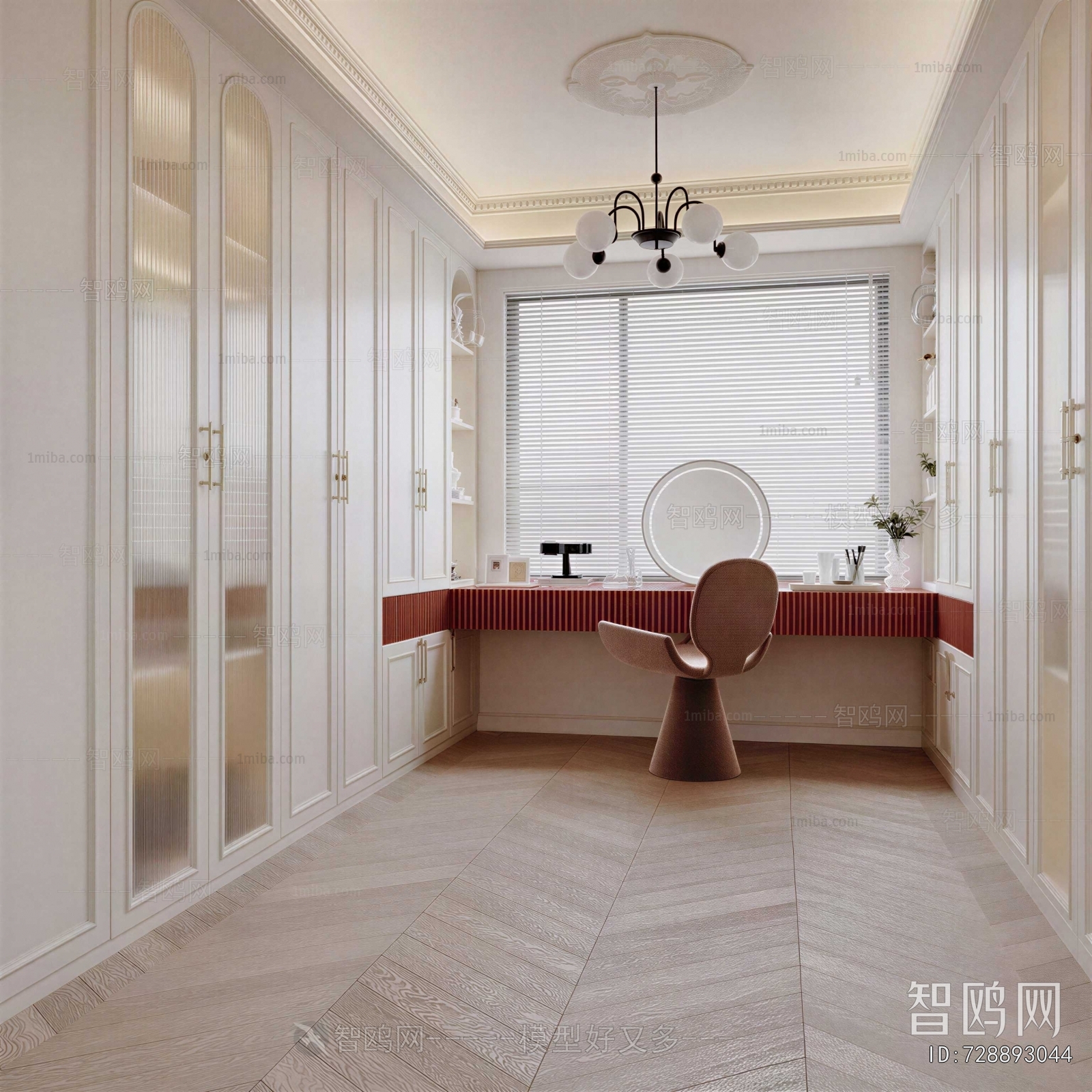 French Style Clothes Storage Area