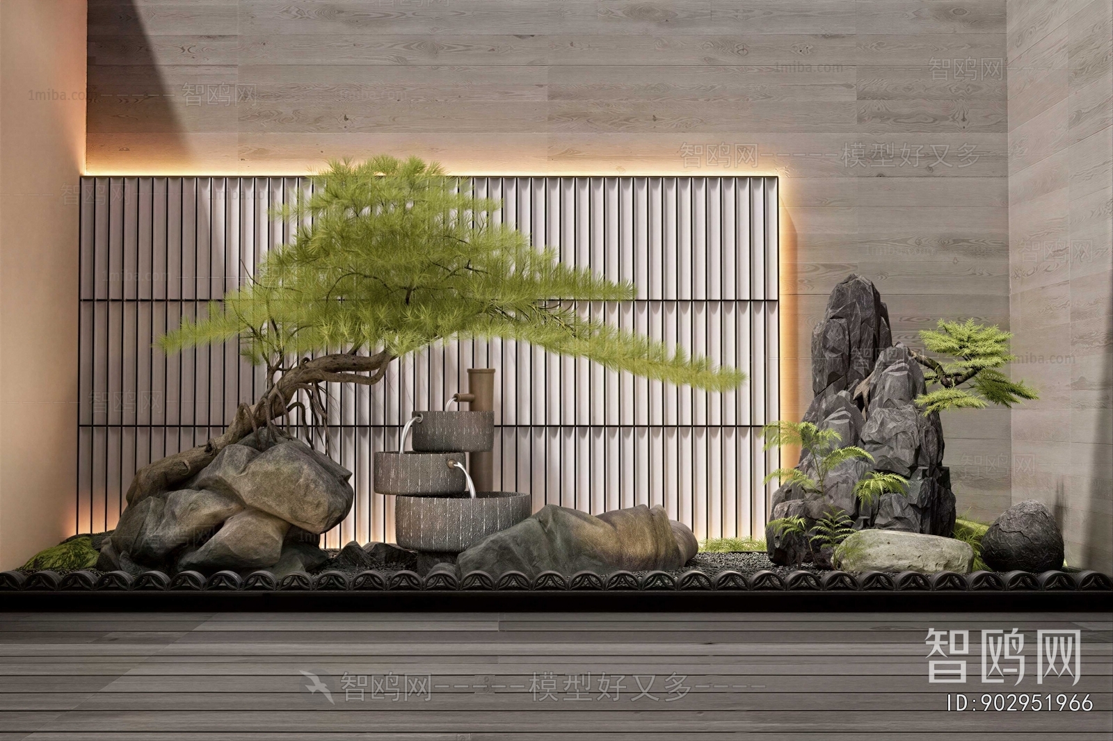 New Chinese Style Plant Landscaping
