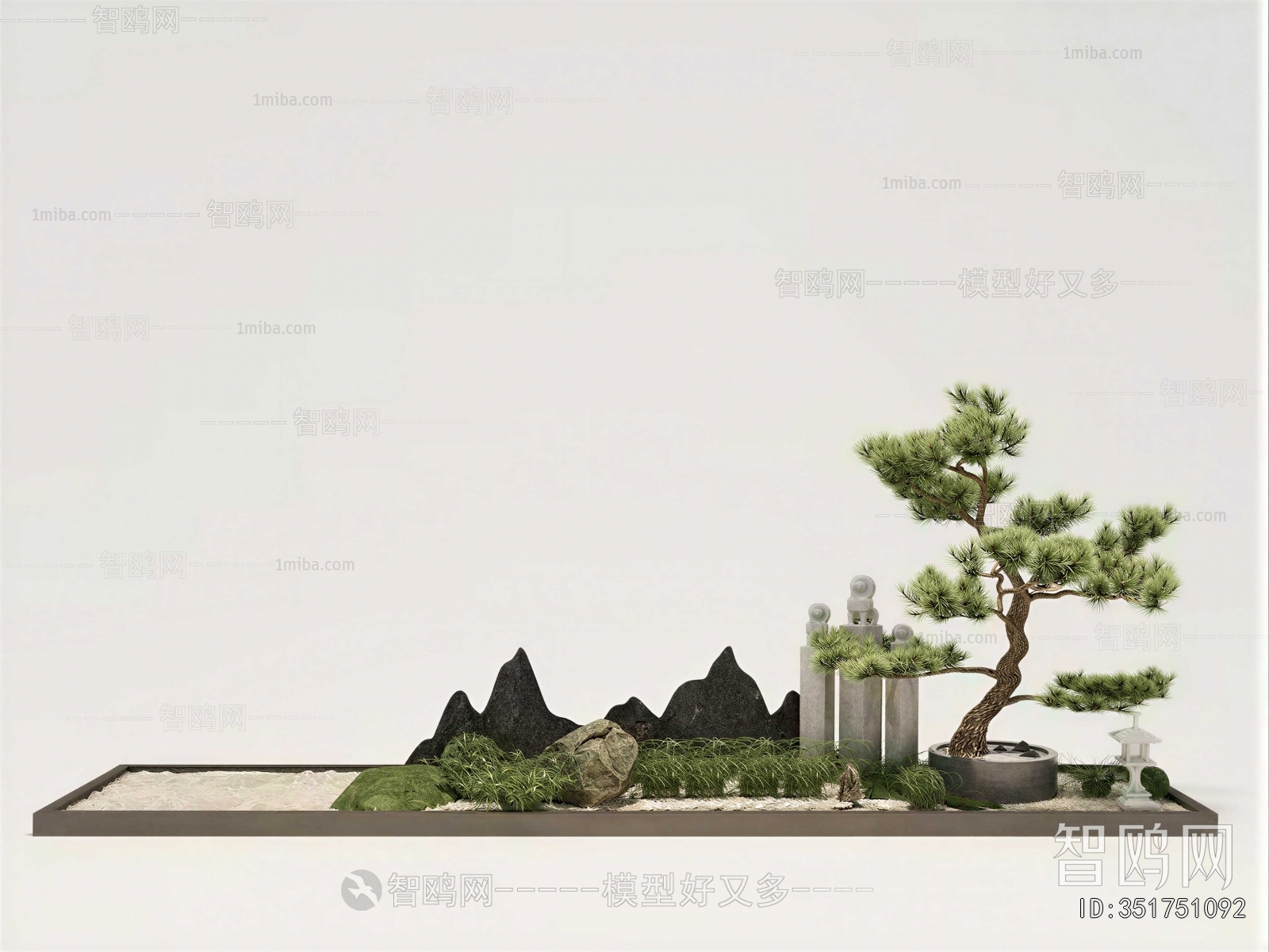 New Chinese Style Plant Landscaping