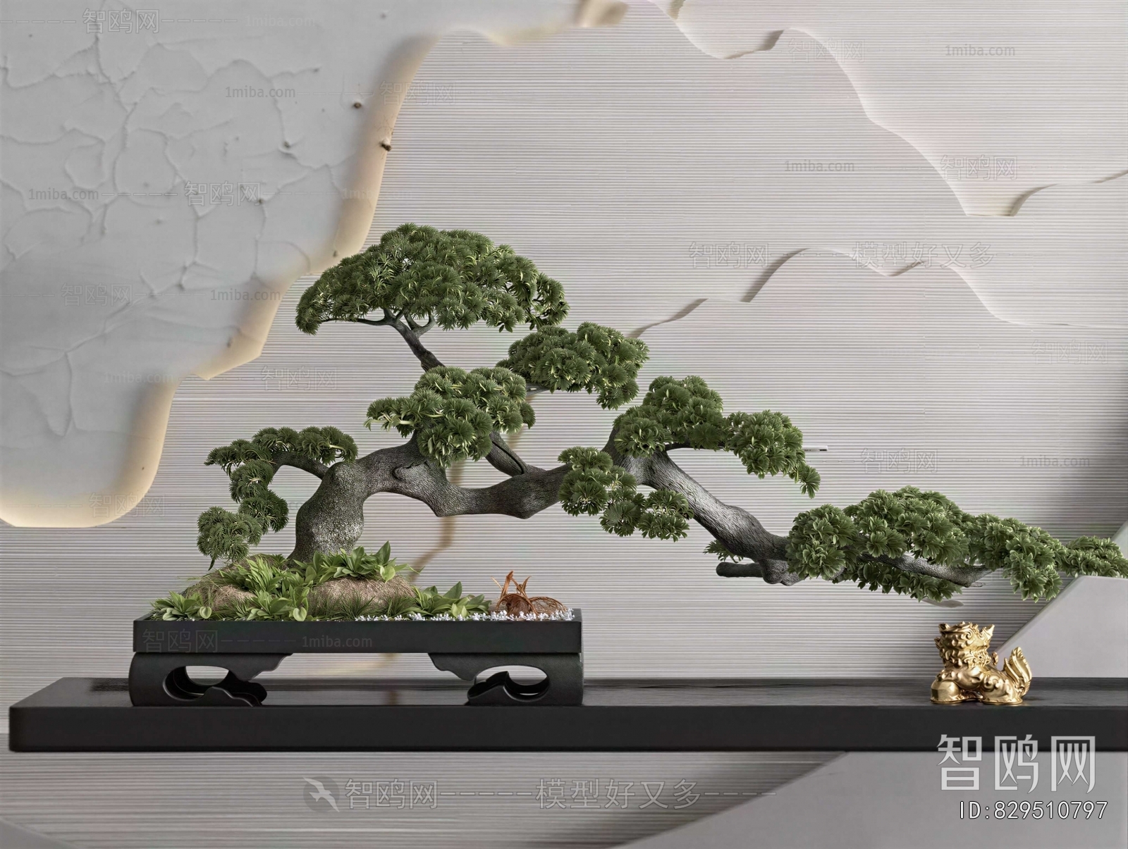 New Chinese Style Bonsai