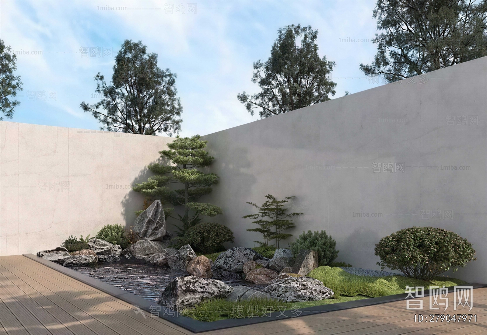 Japanese Style Courtyard/landscape