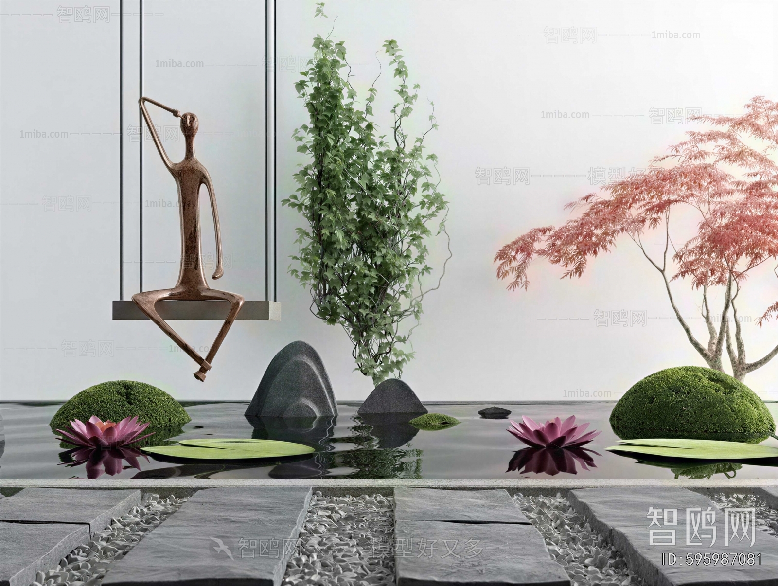 New Chinese Style Plant Landscaping