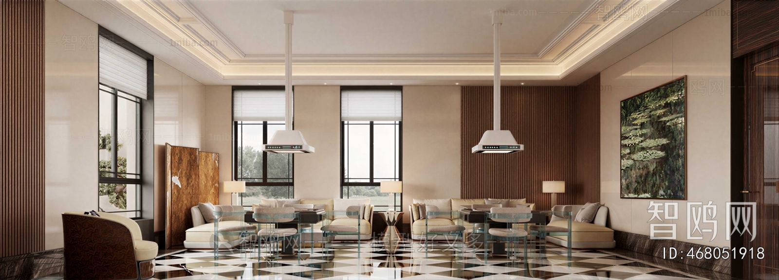 Modern Chess And Card Room