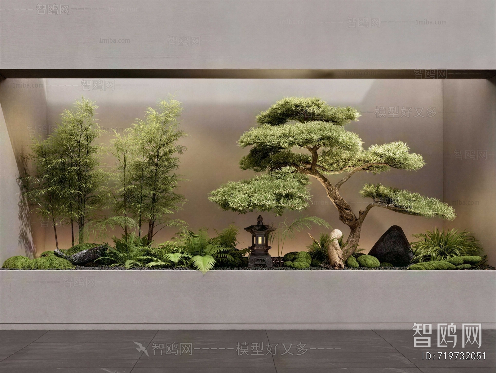 New Chinese Style Plant Landscaping