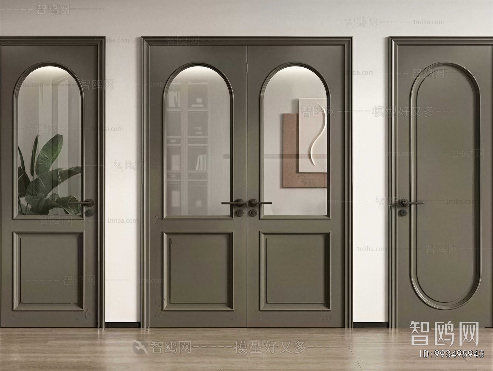 French Style Single Door