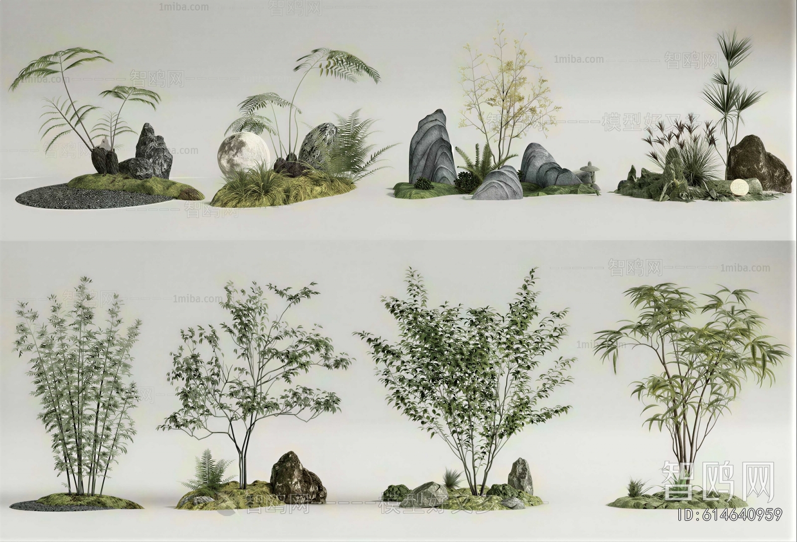 New Chinese Style Plant Landscaping