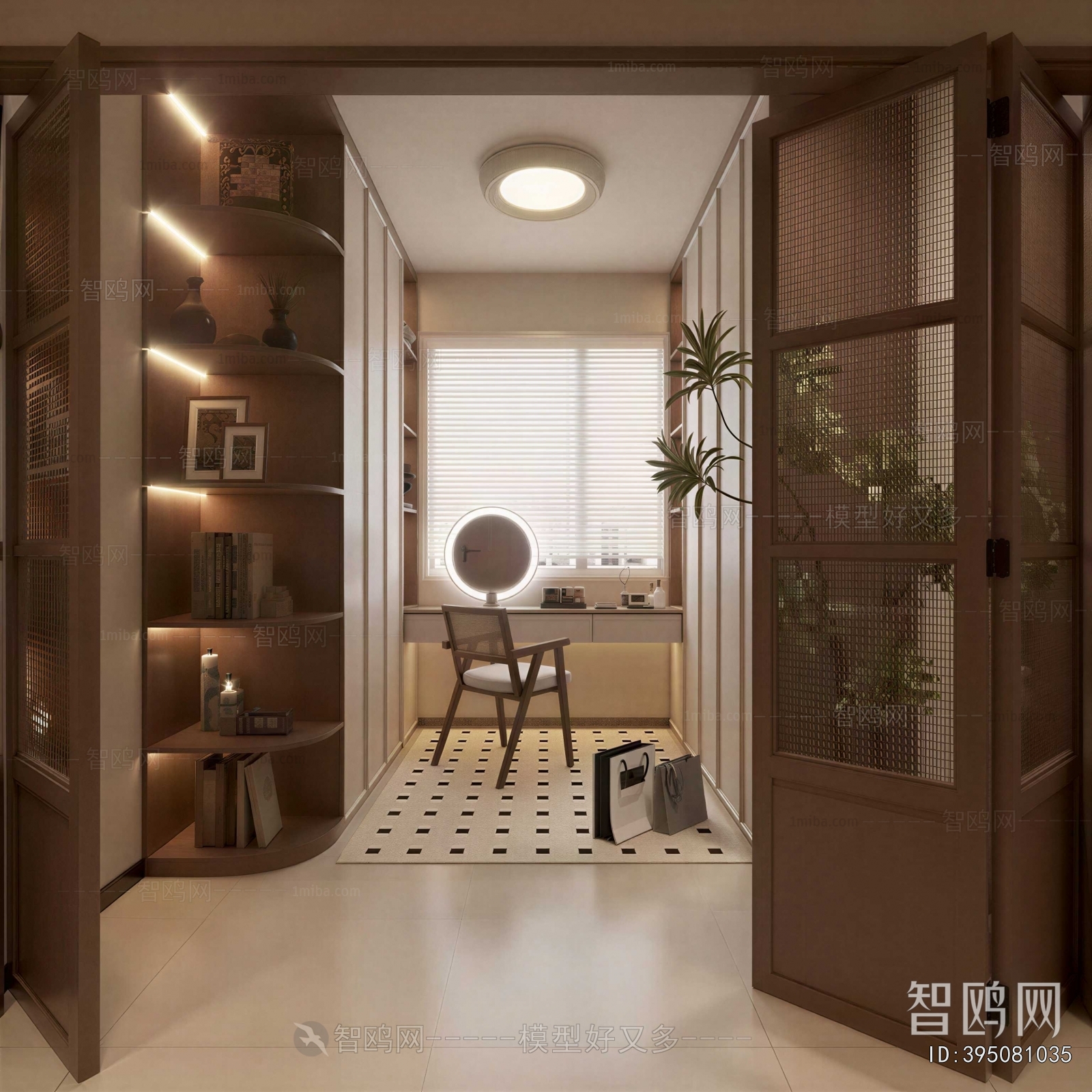 Modern Clothes Storage Area