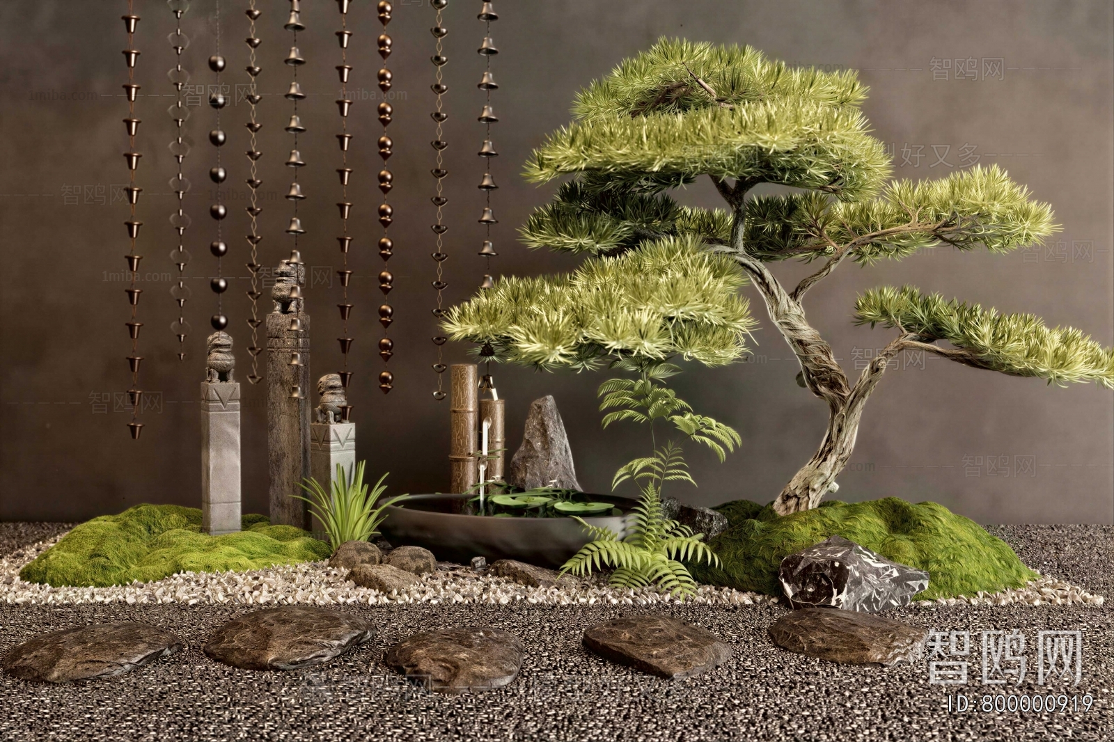 New Chinese Style Courtyard/landscape