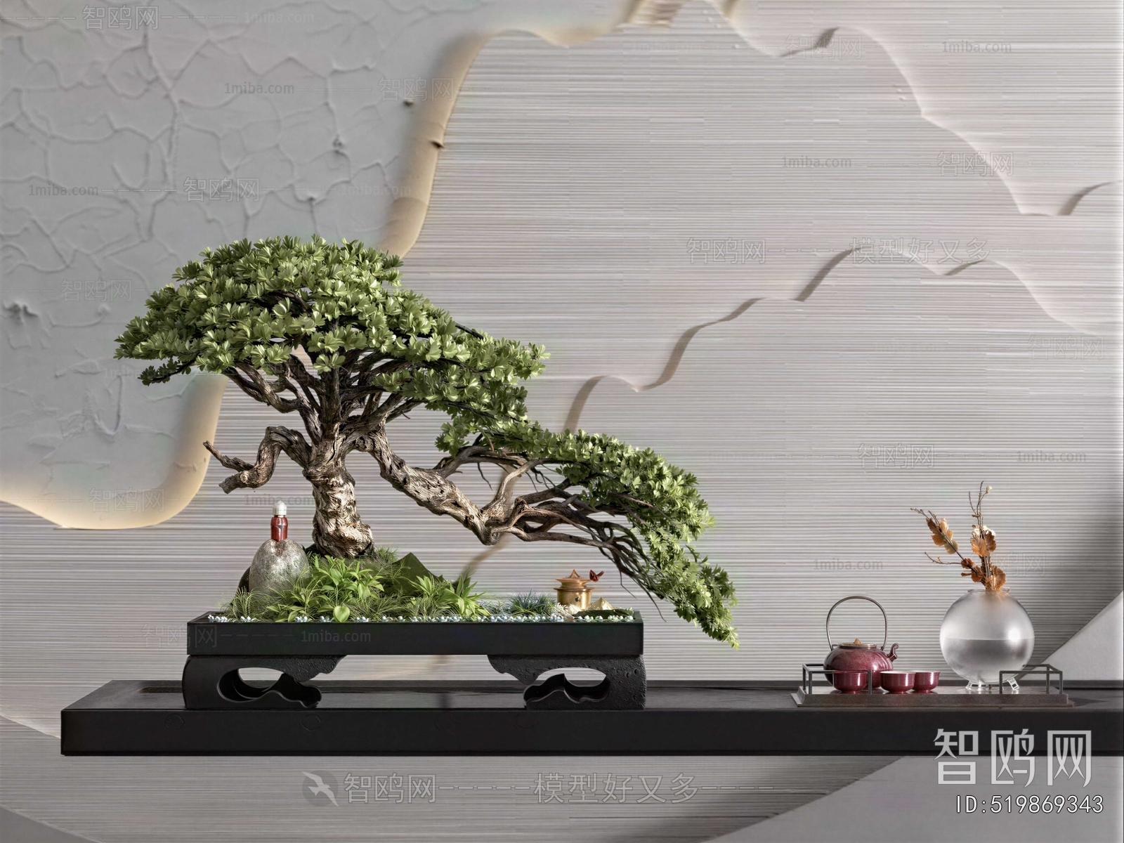 New Chinese Style Bonsai