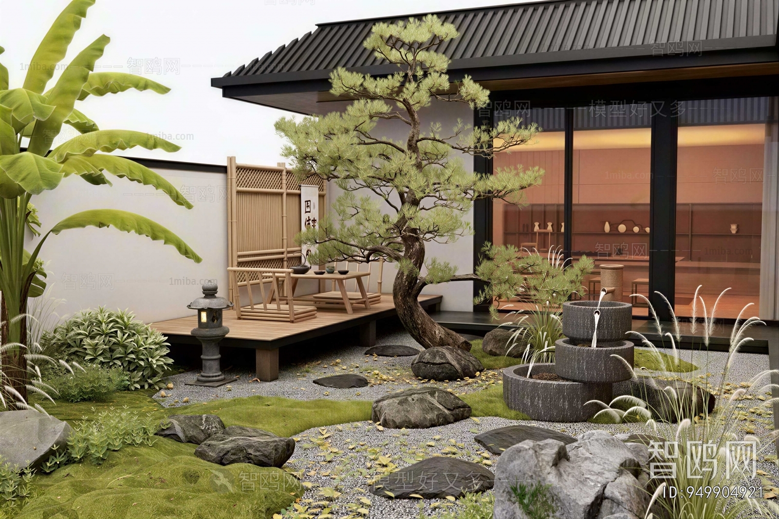 Japanese Style Courtyard/landscape