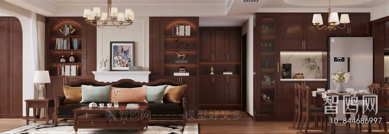 American Style A Living Room