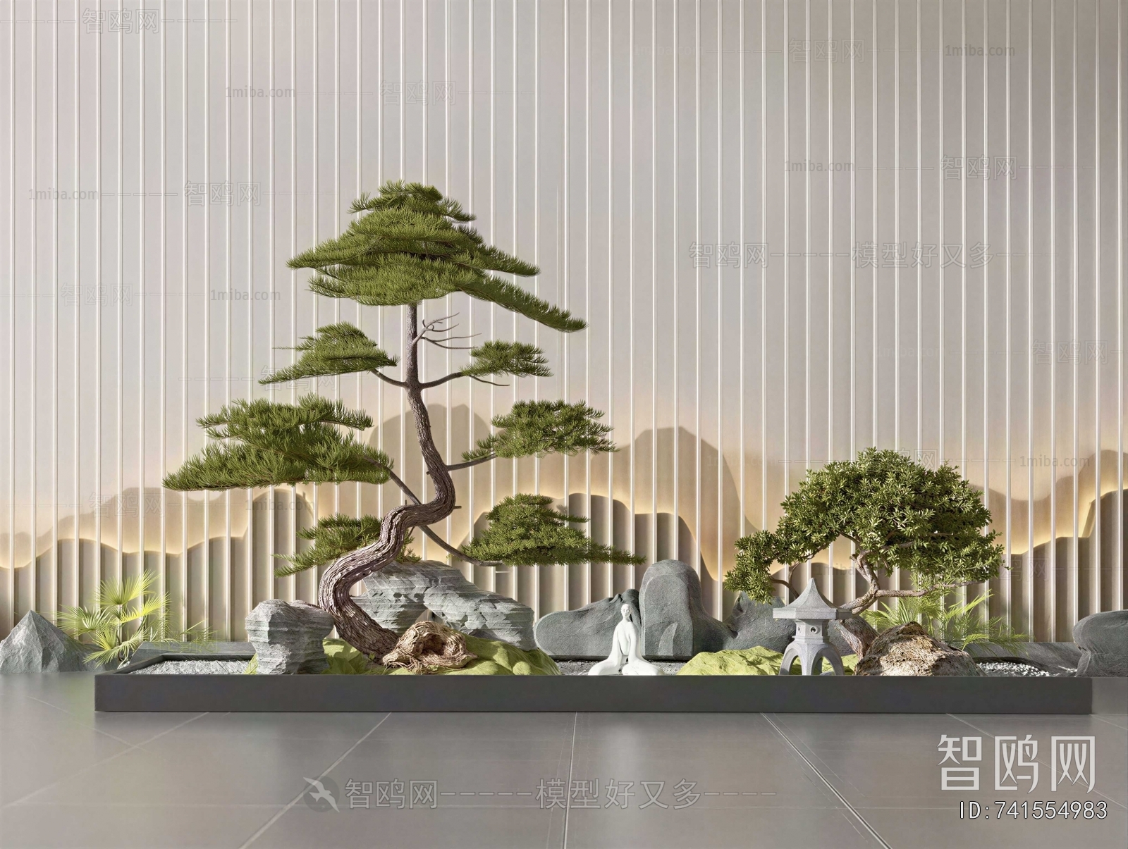 New Chinese Style Plant Landscaping