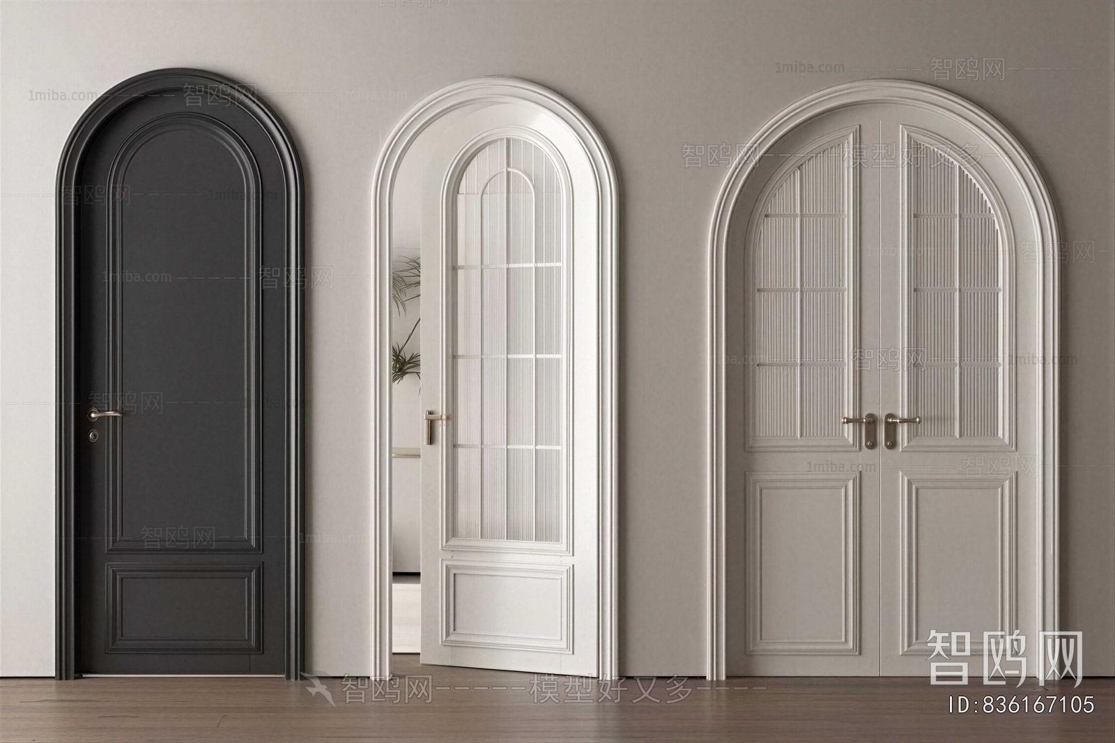 French Style Single Door