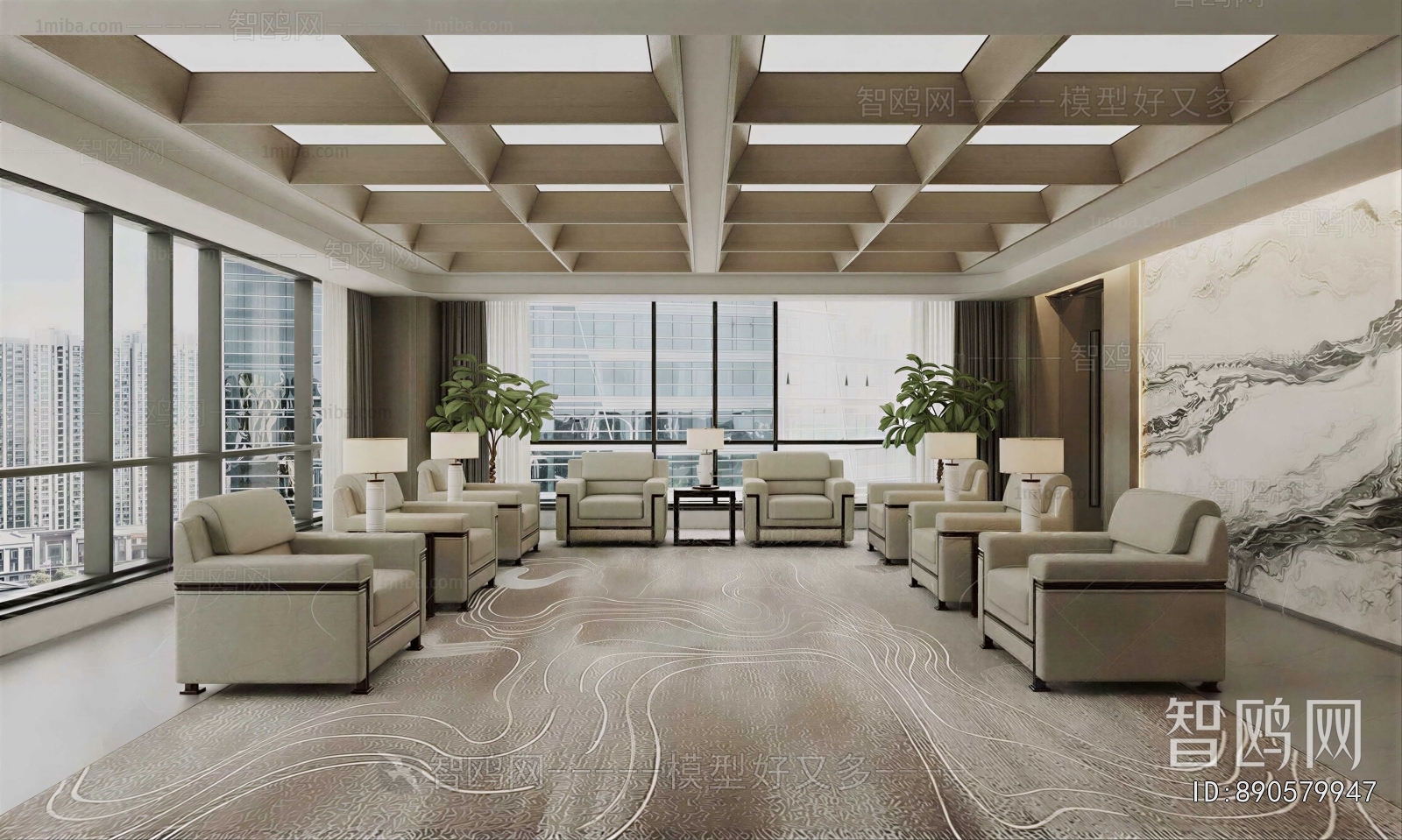 Modern Reception Room