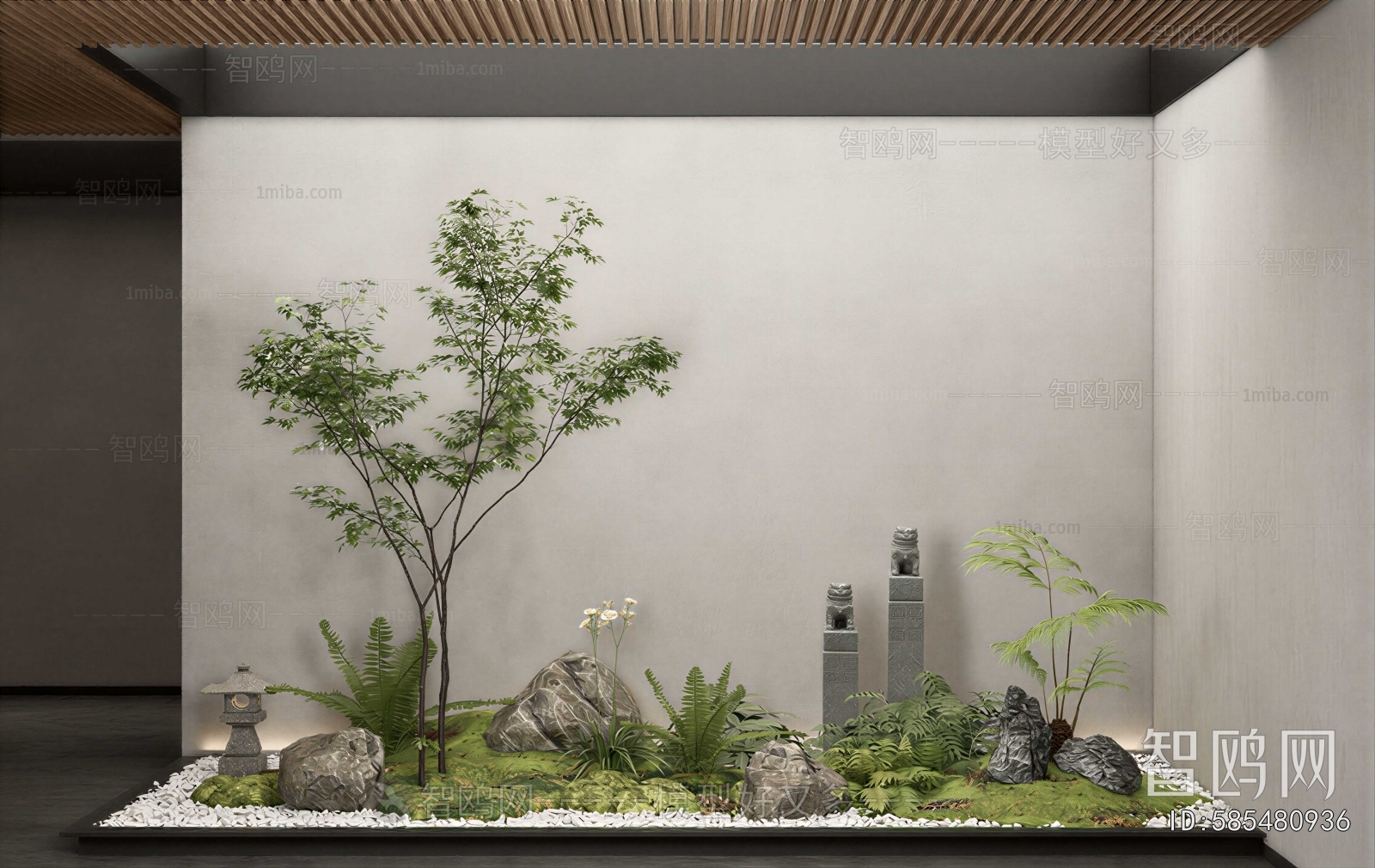 New Chinese Style Plant Landscaping