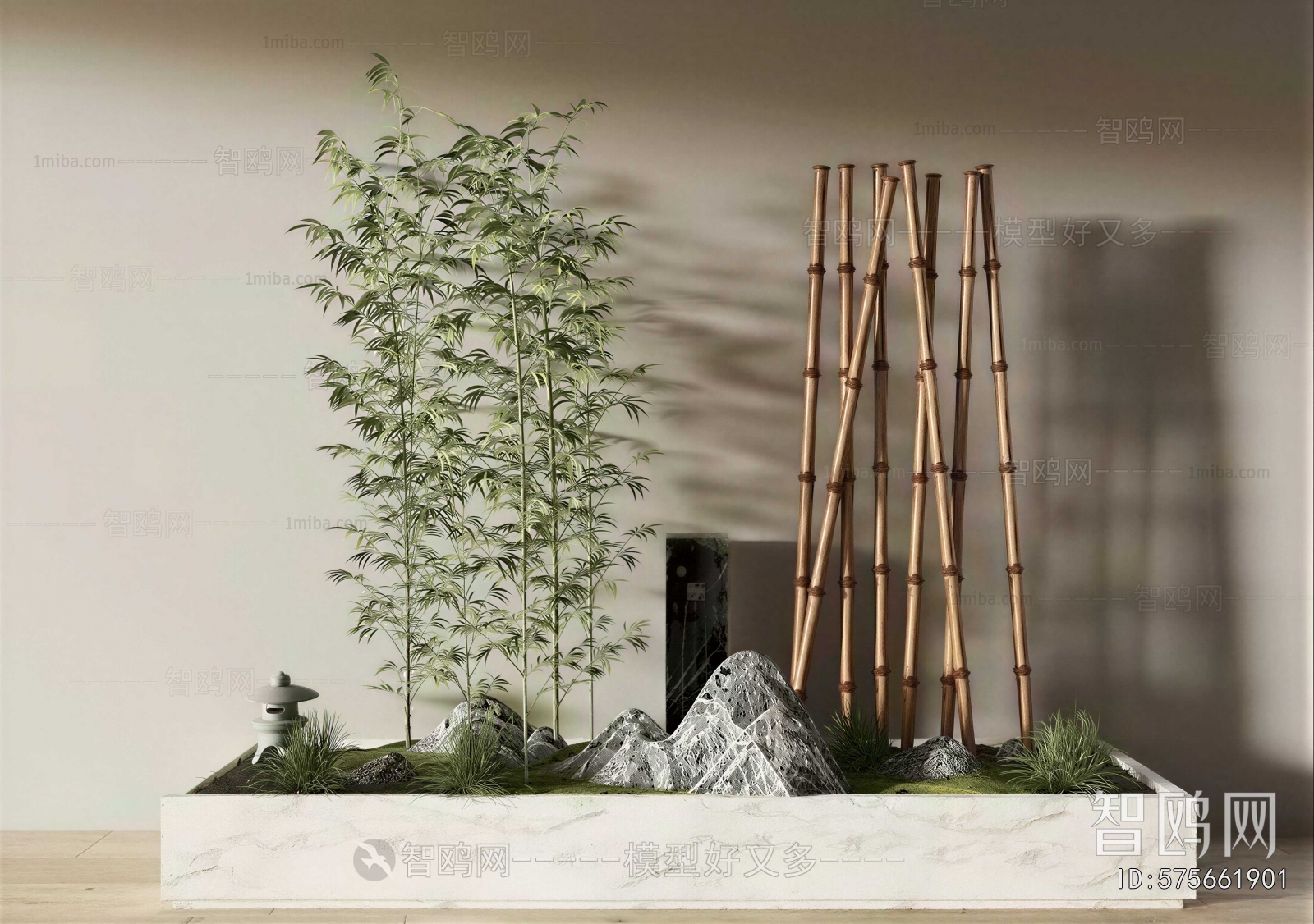 New Chinese Style Plant Landscaping