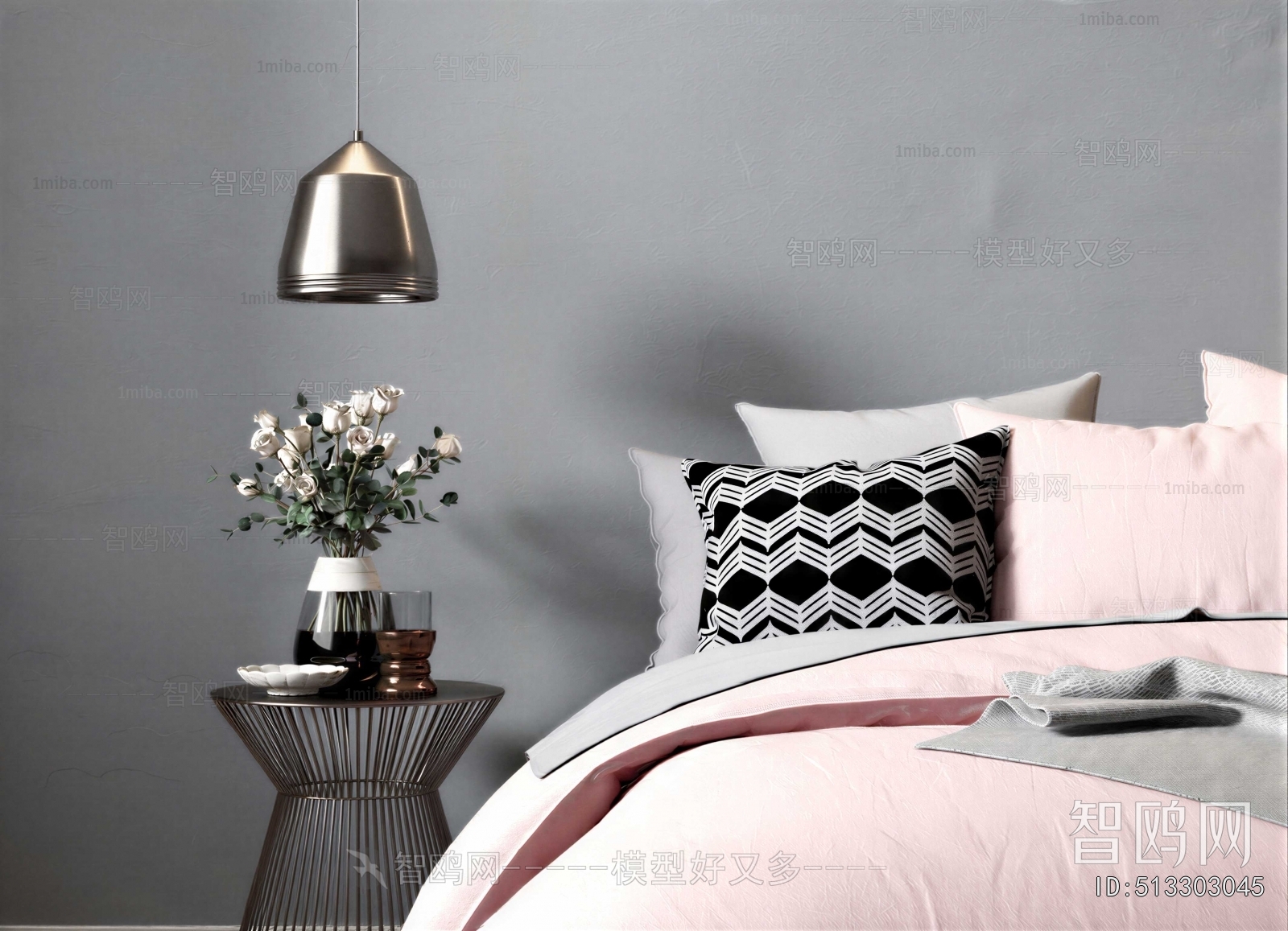 Nordic Style Double Bed