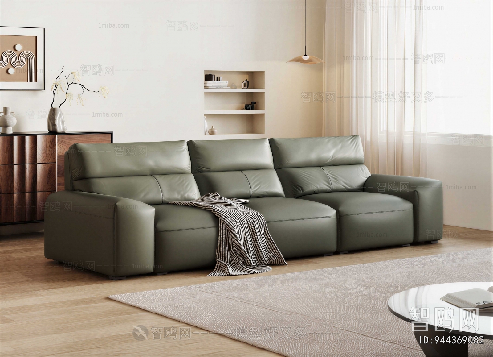 Modern Three-seat Sofa