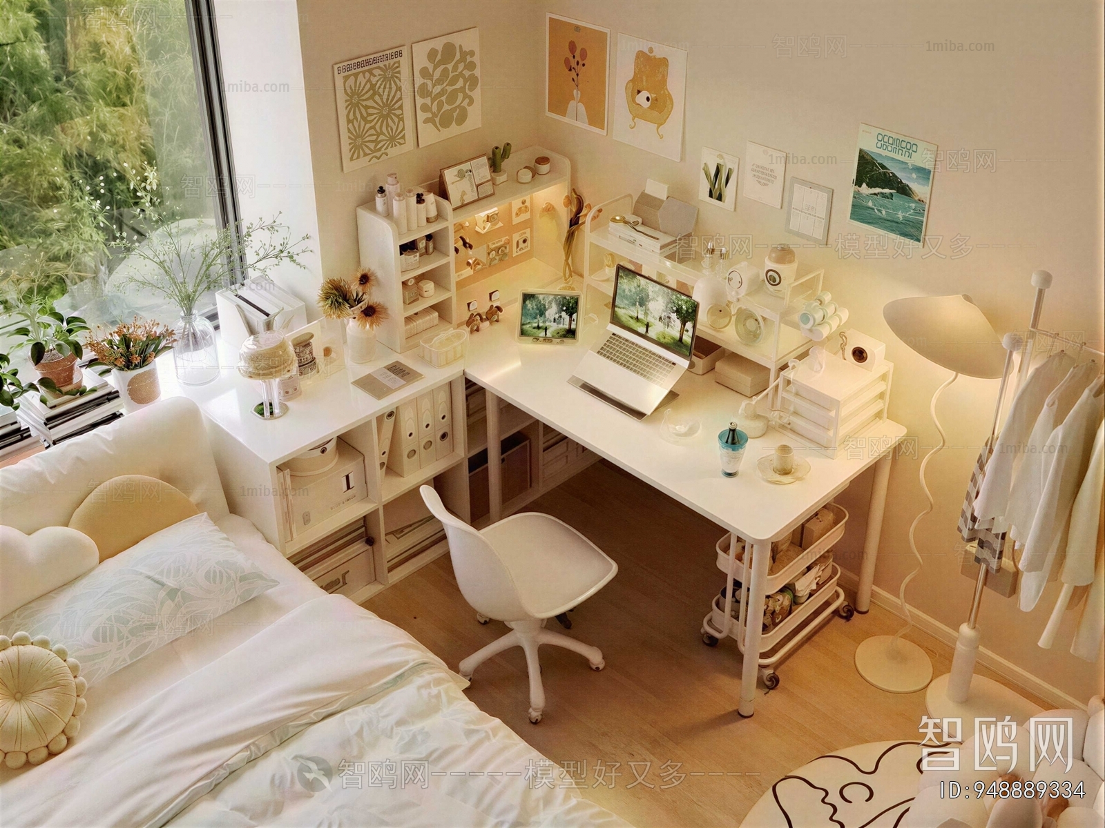 Modern Computer Desk And Chair