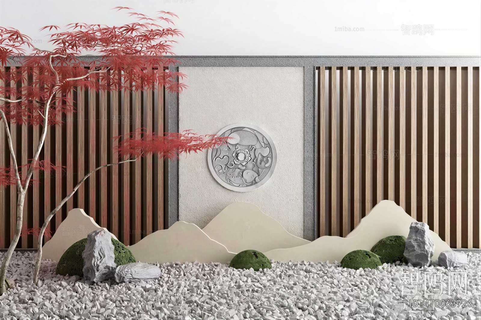 New Chinese Style Plant Landscaping