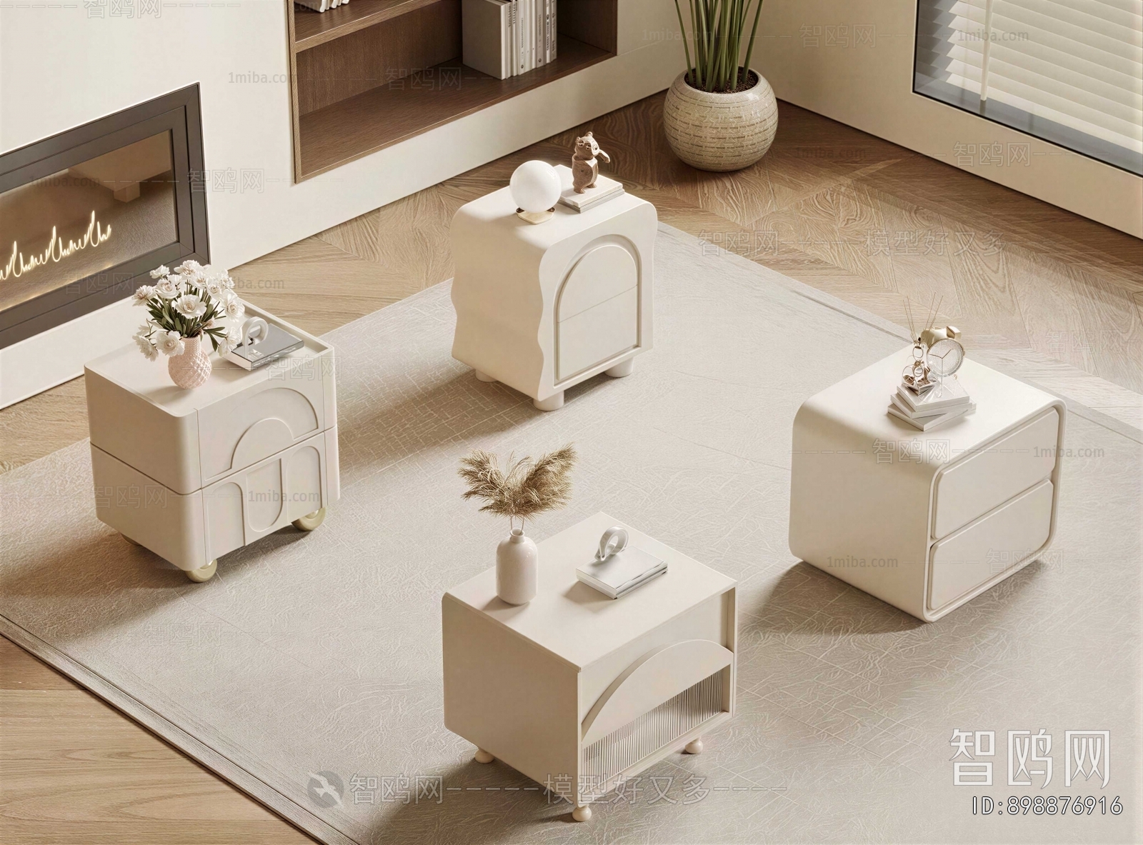 Modern Bedside Cupboard