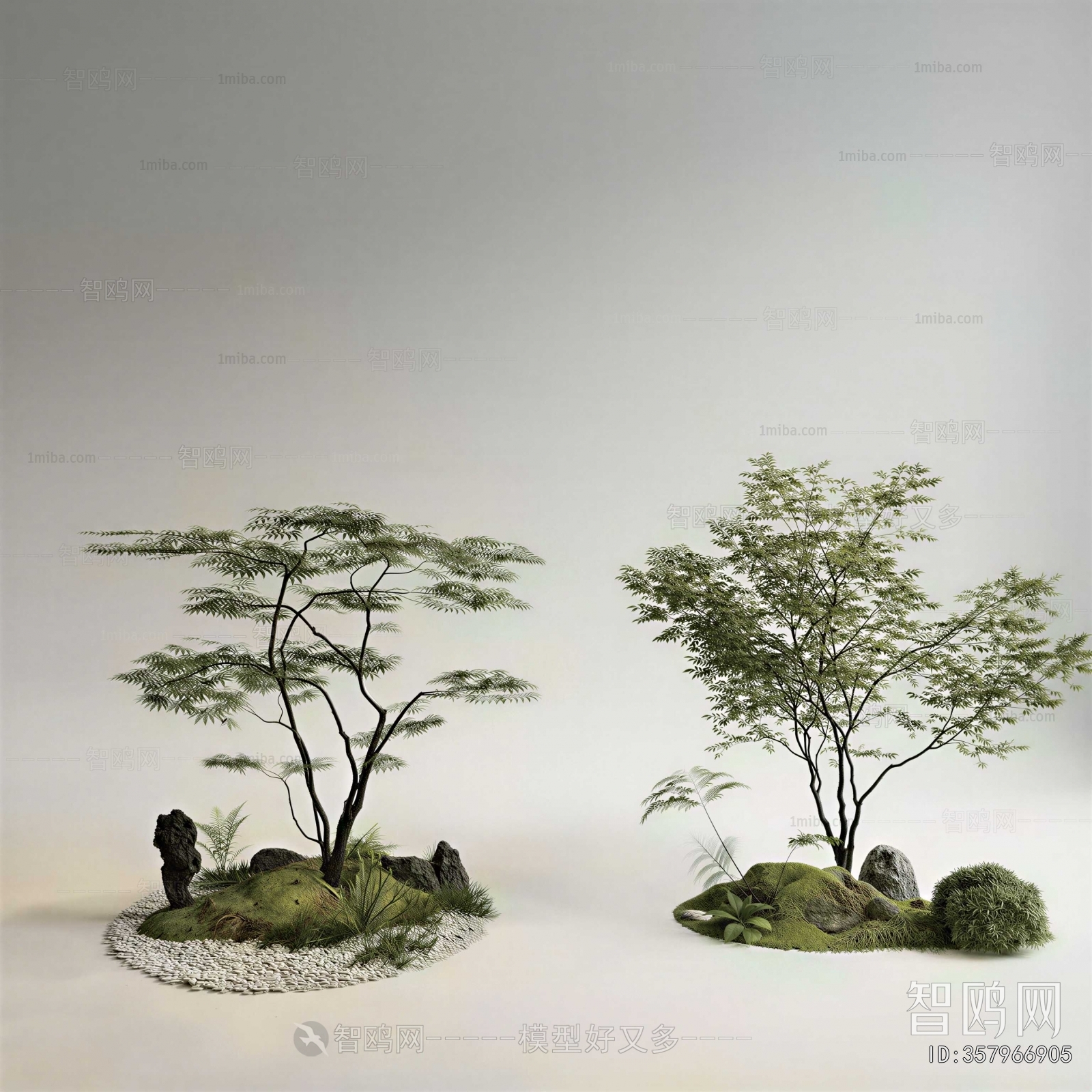 New Chinese Style Plant Landscaping