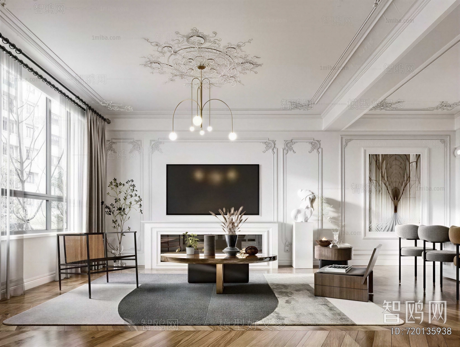 French Style A Living Room