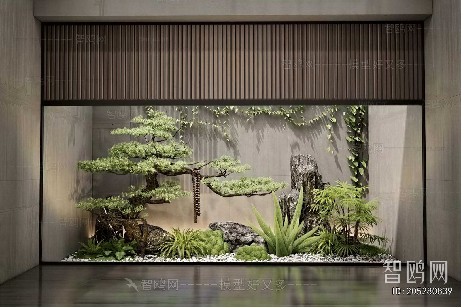 New Chinese Style Plant Landscaping